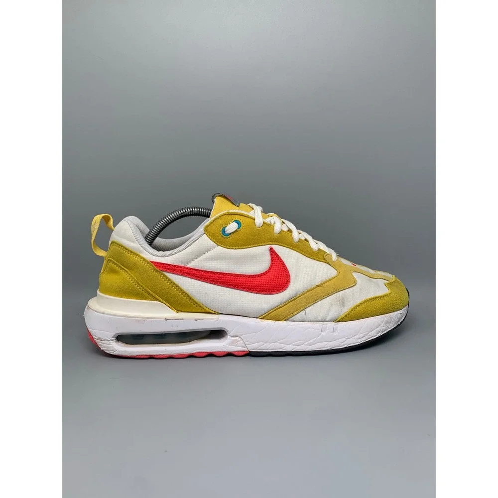 Nike Air Max Dawn Yellow Red Running Shoes DQ7643-700 Men's Sz 10‎